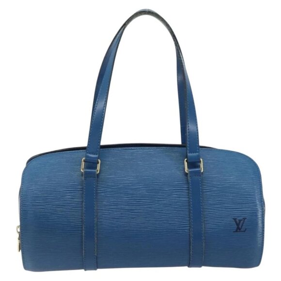 LOUIS VUITTON Epi Soufflot Hand Bag Blue - Picture 2 of 15